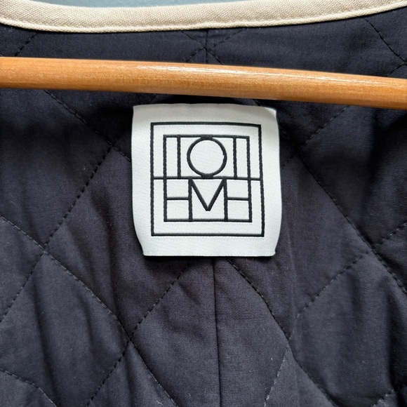 Totême Quilted Cotton Canvas Jacket Beige 34 - Picture 10 of 14